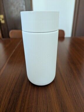 Fellow Carter Move Mug with 360 Degree Sip Lid 12 oz White Pre Owned